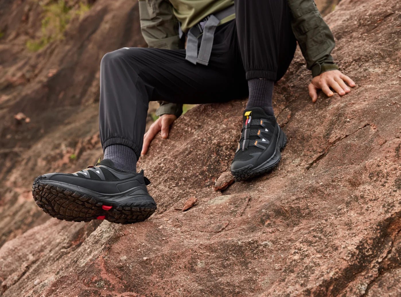FitVille Men's Low - Top LugMax Hiking Shoes V5 - 12