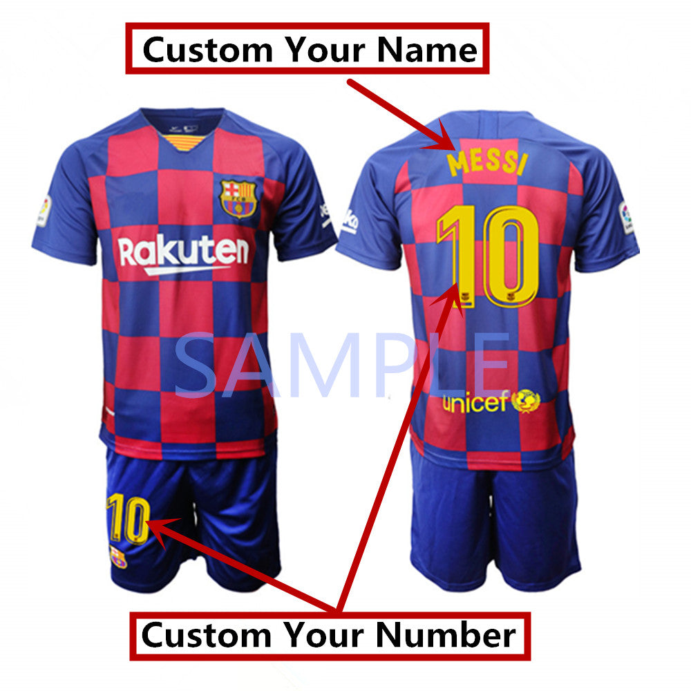 fc barcelona jersey with your name