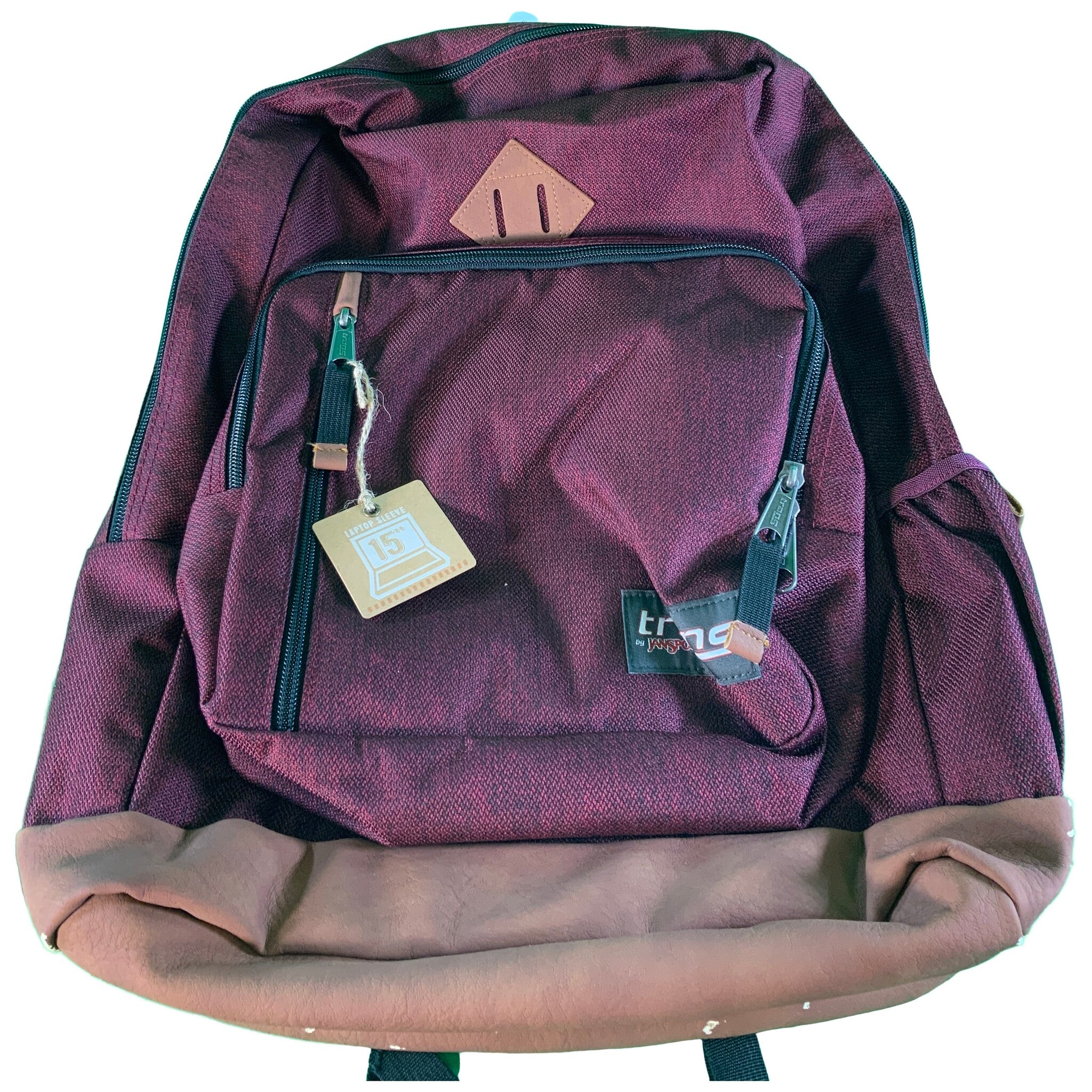 russet red jansport backpack