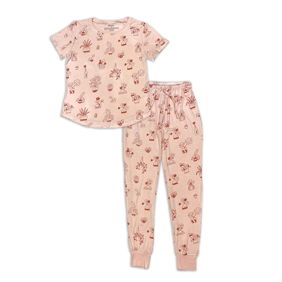 Silkberry Bamboo Short Sleeve Pajama Set - Pixel Jelly Print - Pixel Jelly  Print / 3t