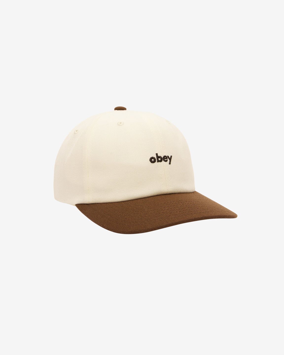Obey 2-TONE 6 PANEL SNAPBACK - UNBLEACHED MULTI