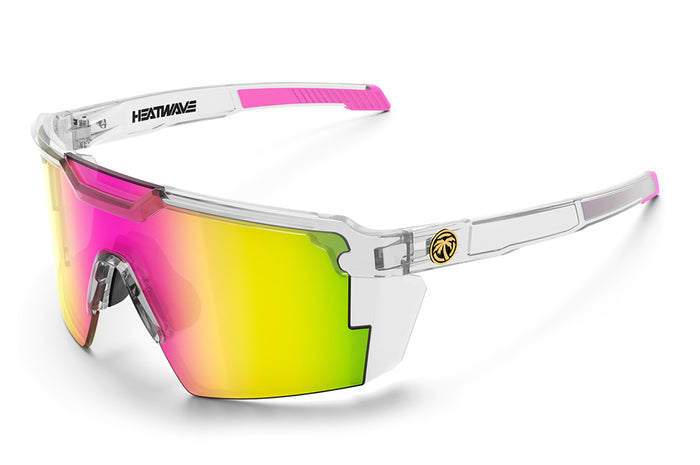 Heat Wave Visual Future Tech Sunglasses- Clear Frame/Ultra Violet – Sun  Diego Boardshop