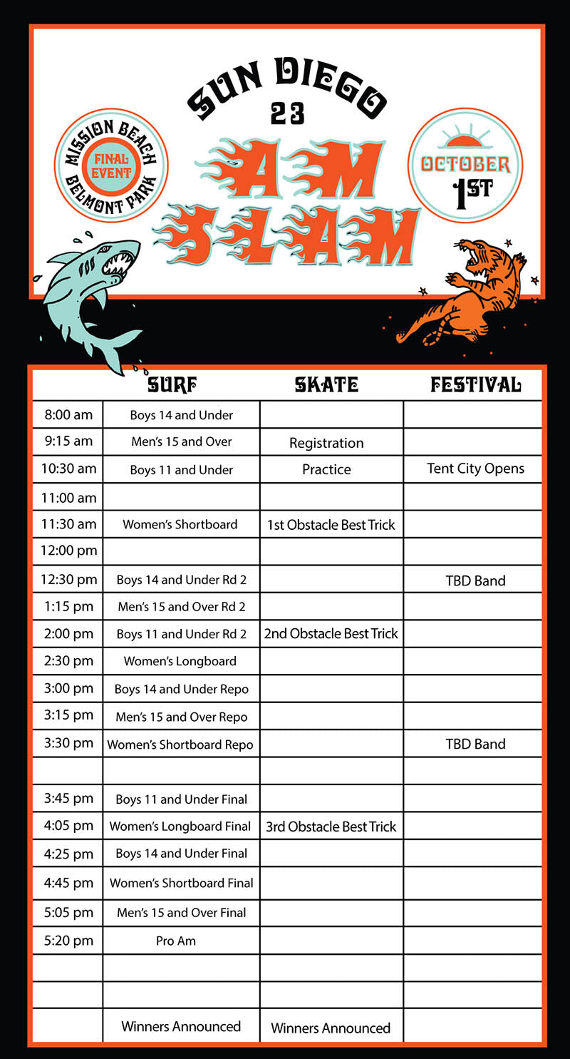 Sun Diego Bash At The Beach Event Schedule