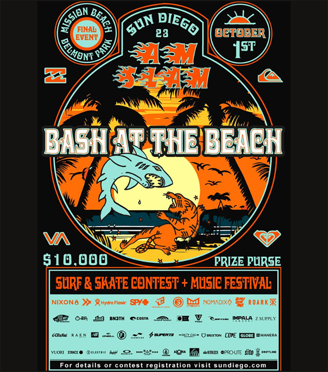 Sun Diego Am Slam Bash At The Beach Surf And Skate Contests