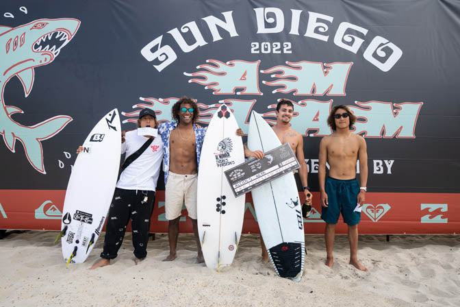 Sun Diego Am Slam Surf Contest Winners