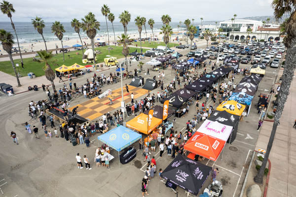 Sun Diego Am Slam Mission Beach 2022 Tent City From Above