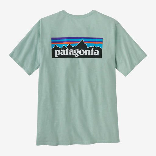 Patagonia Men's P-6 Logo Responsibili-Tee : Lago Blue