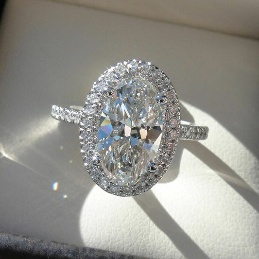 Romantic 950 Pure Platinum And Diamond Finger Ring
