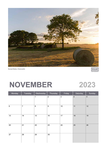 2023 Calendar - Clare