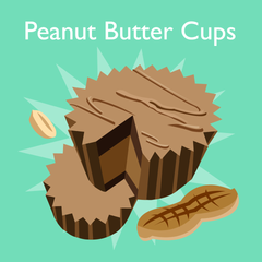 milk chocolate peanut butter cup