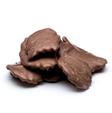 Chocolate covered potato chips 