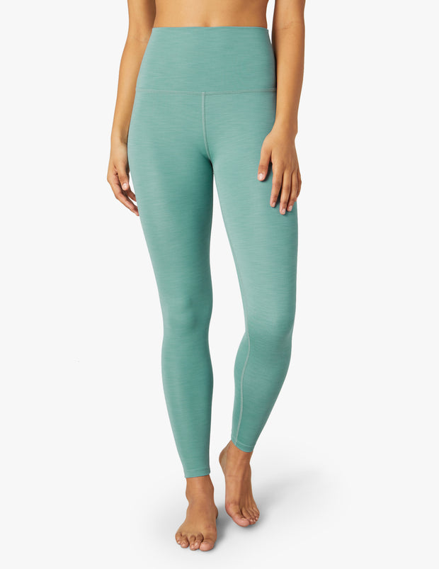 Heather Rib High Waisted Midi Legging | Beyond Yoga