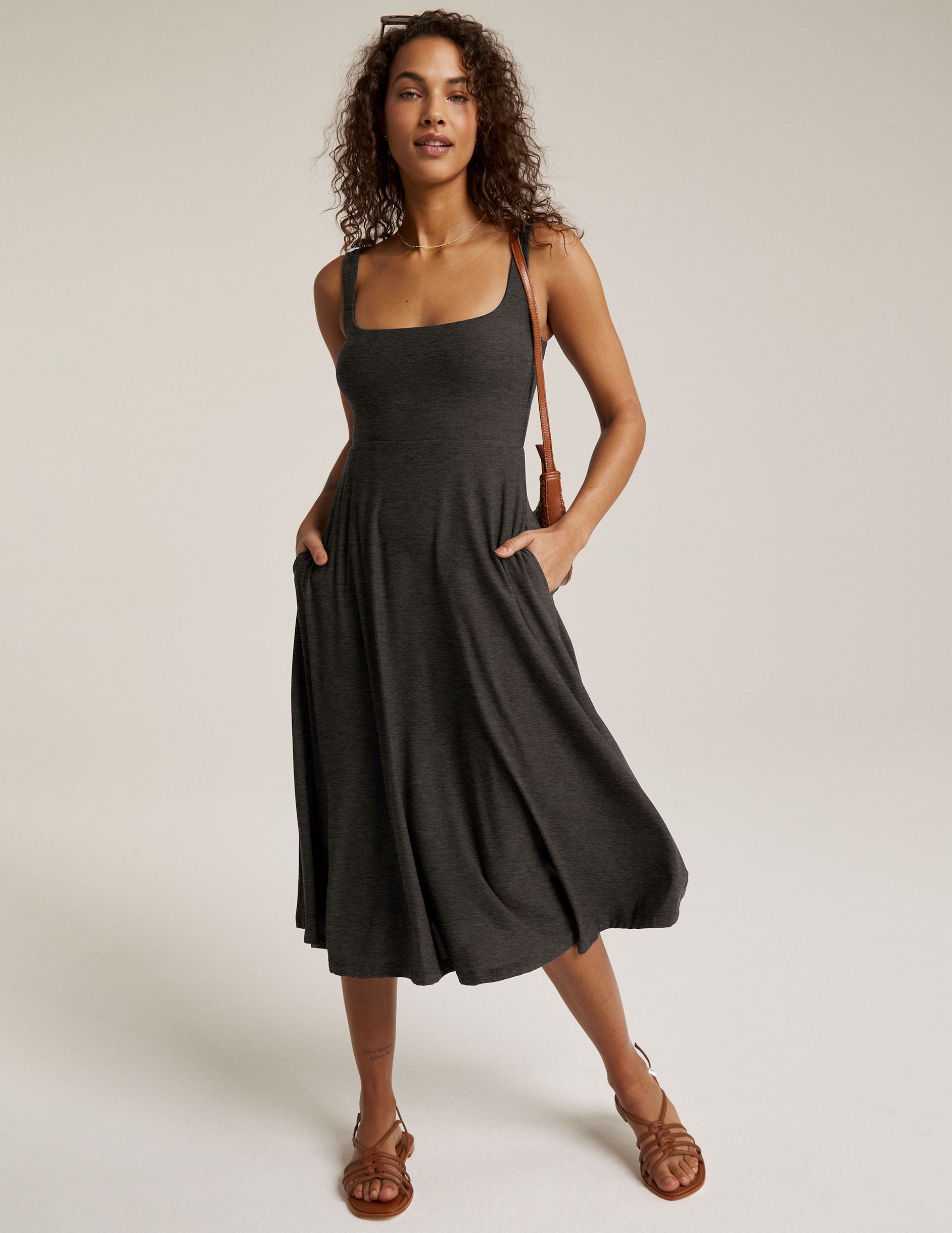 At The Ready Square Neck Dress | Beyond Yoga