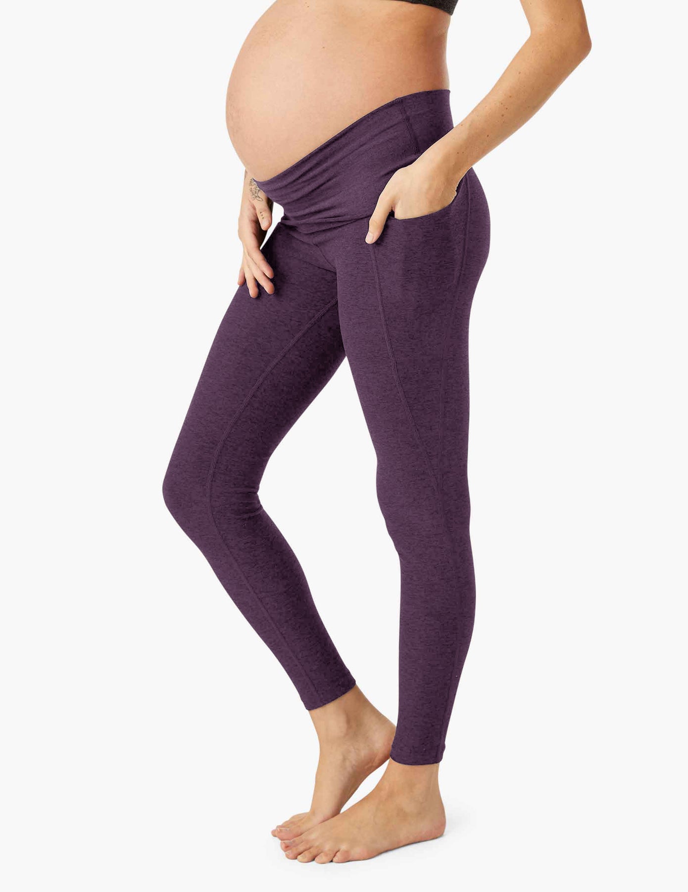 Maternity Athletic Leggings With Pockets