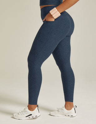 Beyond Yoga ビヨンドヨガ レディース 女性用 ファッション パンツ ズボン Plus Size Out Of Pocket High  Waisted Spacedye Midi Leggings - Woodland Heather