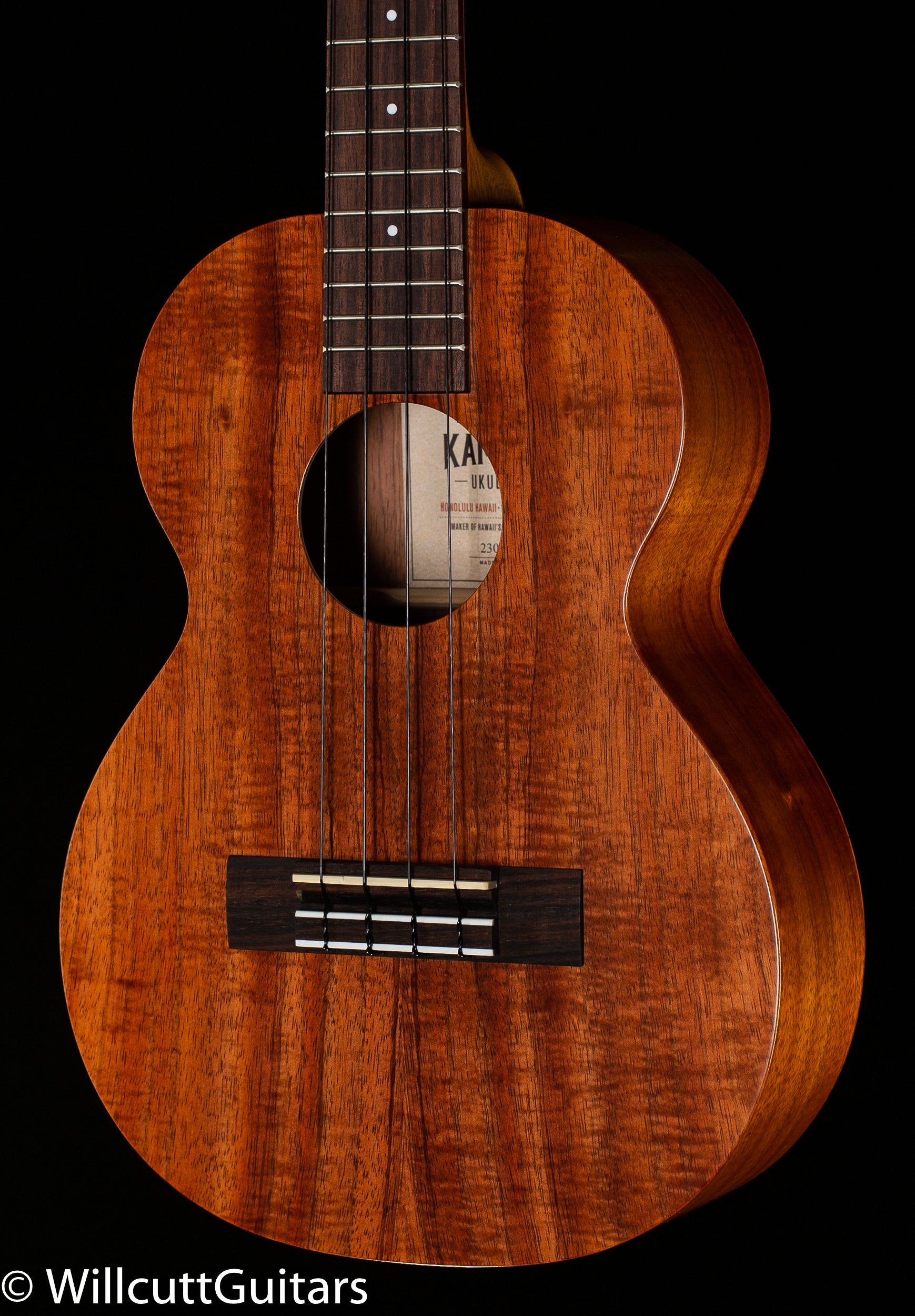 Kamaka HF-3 Ukulele Tenor with Case (095) - Willcutt Guitars