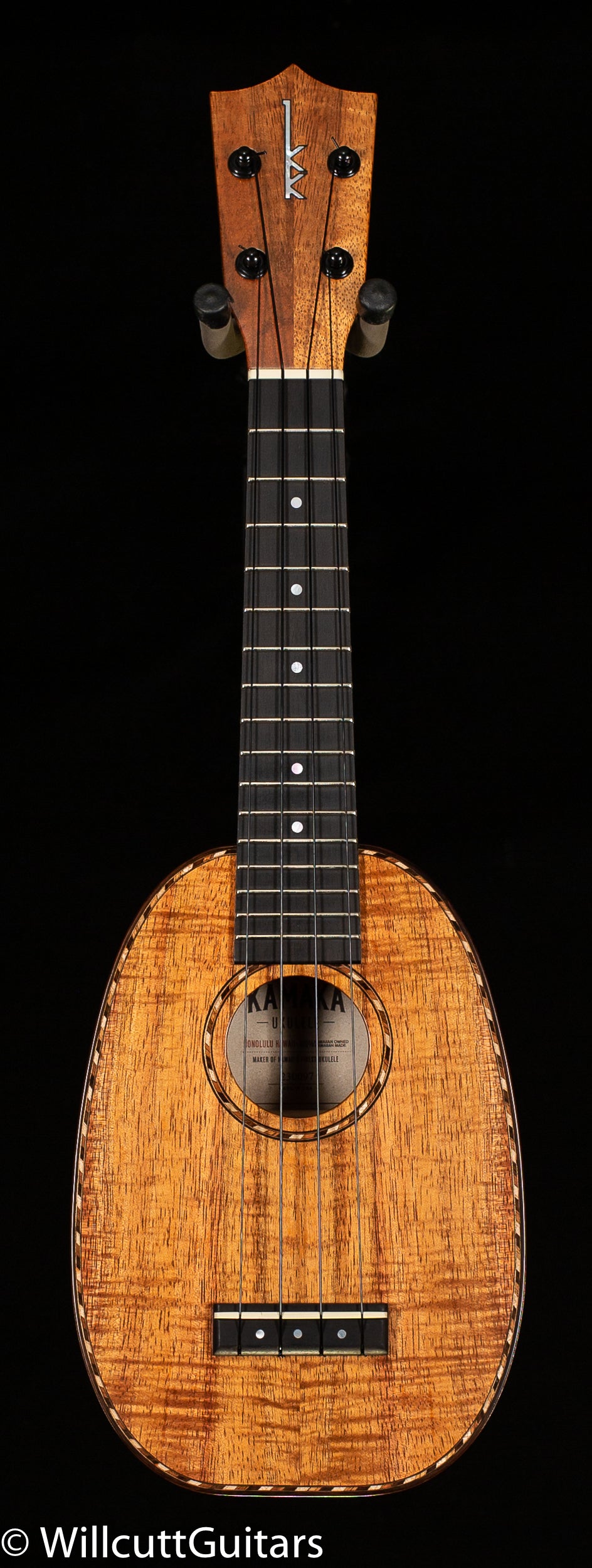 Kamaka HP-1 D Pineapple Deluxe with Case (097) - Willcutt Guitars