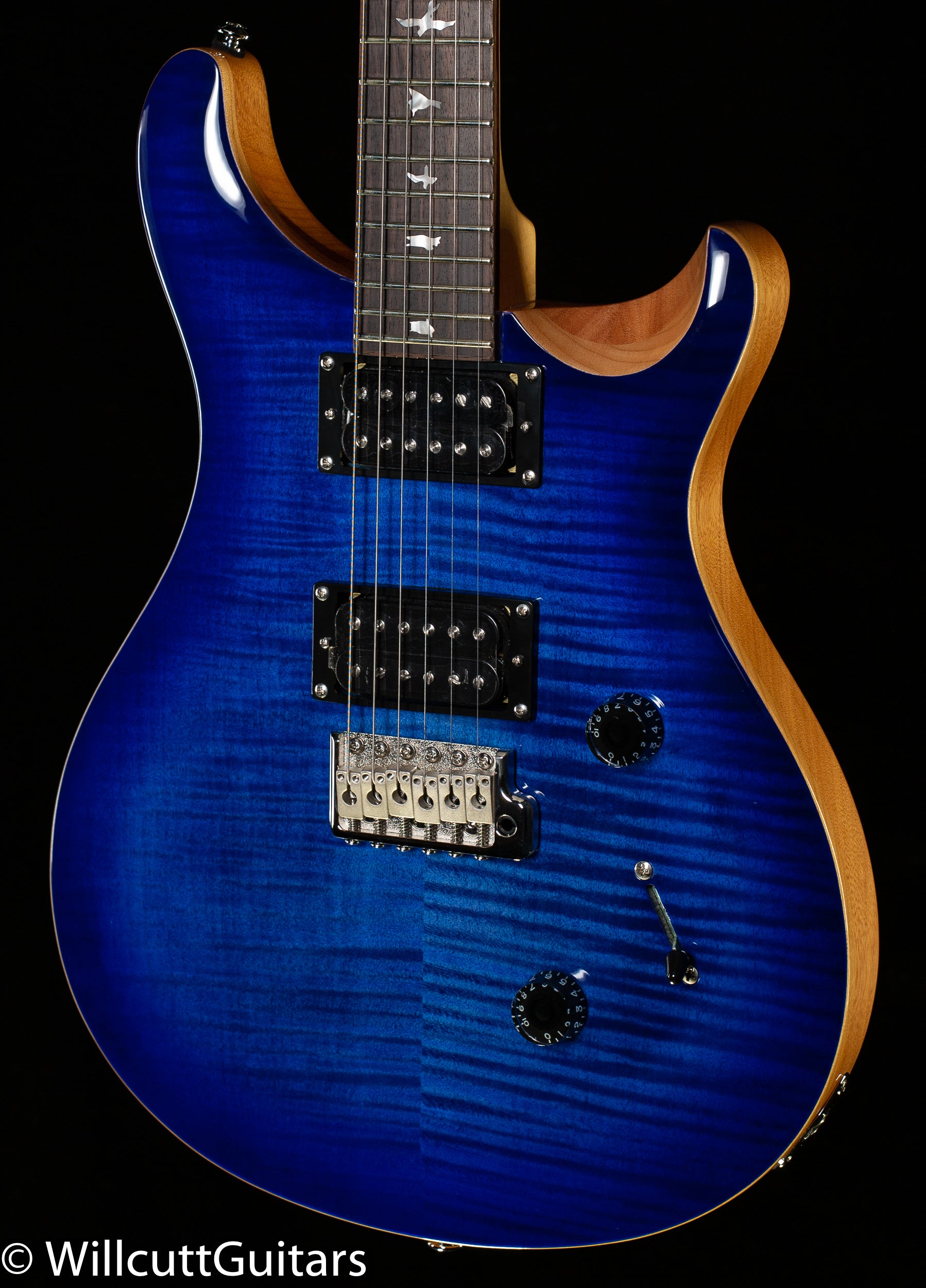 PRS SE Custom 24 Faded Blue Burst - Willcutt Guitars