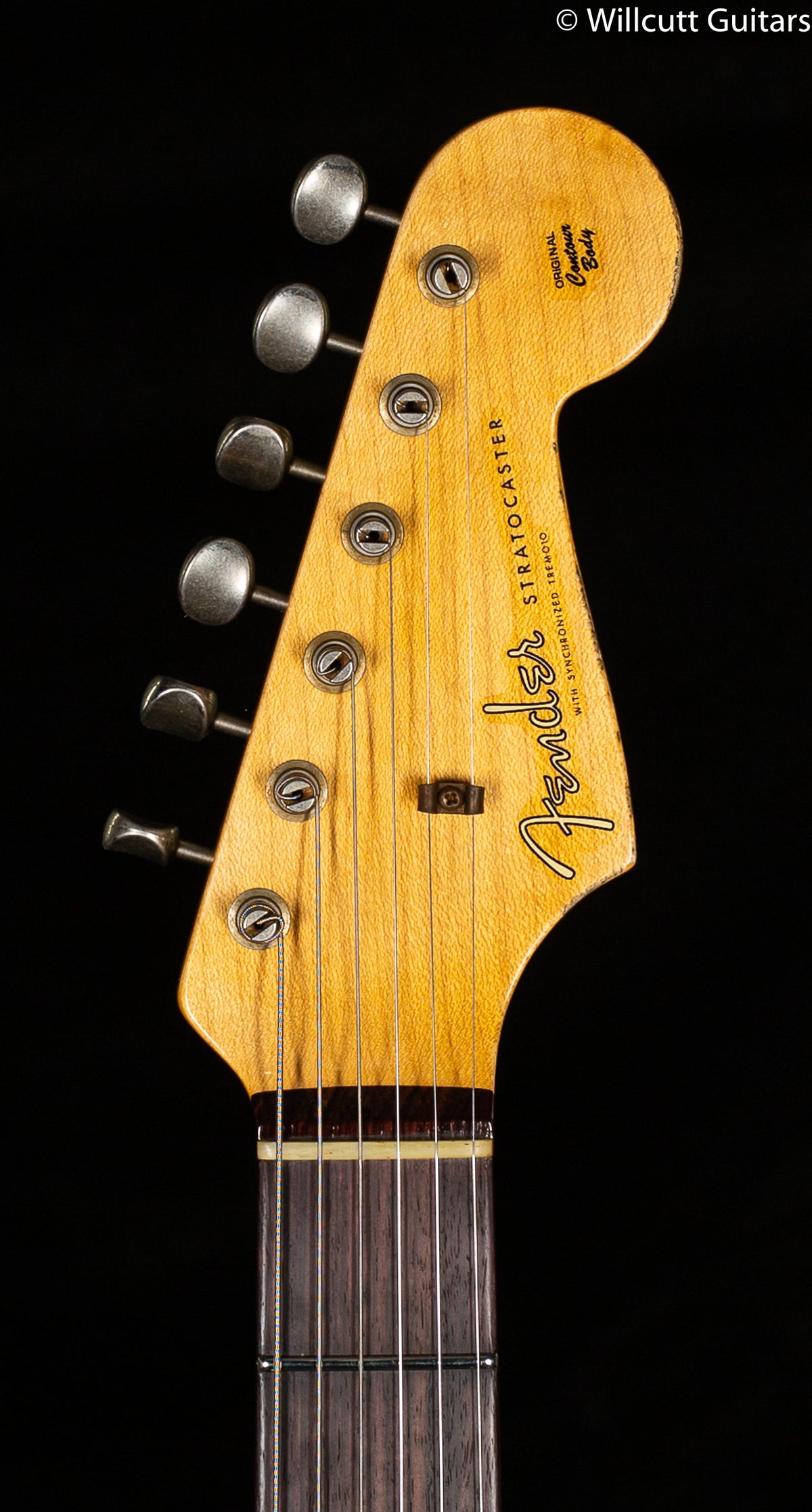 Fender Custom Shop 1960 Stratocaster® Relic Shoreline Gold over 3