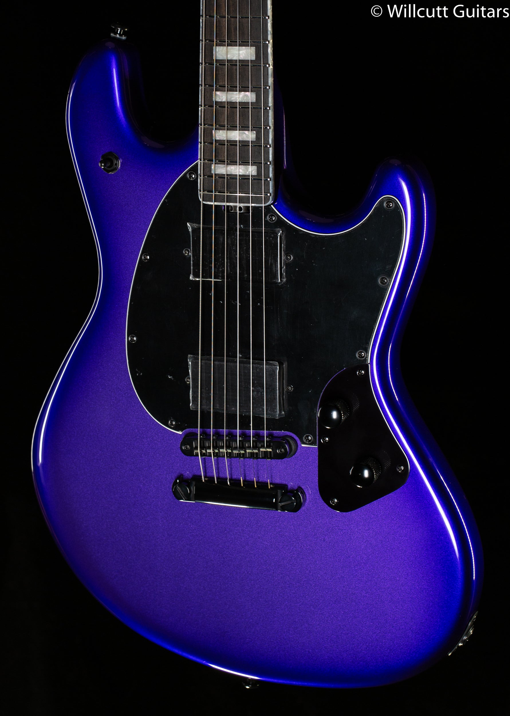 Ernie Ball Music Man Luke L4 SSS Trem Diesel Blue (632) - Willcutt Guitars