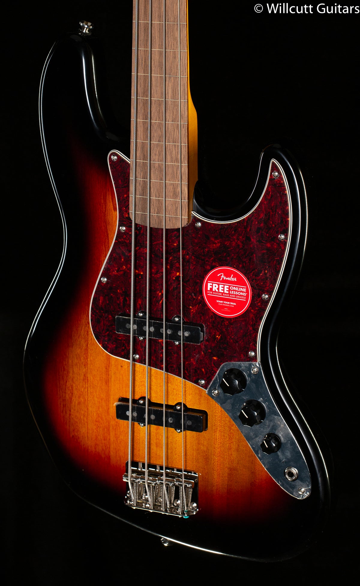 Squier Classic Vibe 60s Jazz Bass 3 Tone Sunburst Willcutt Guitars