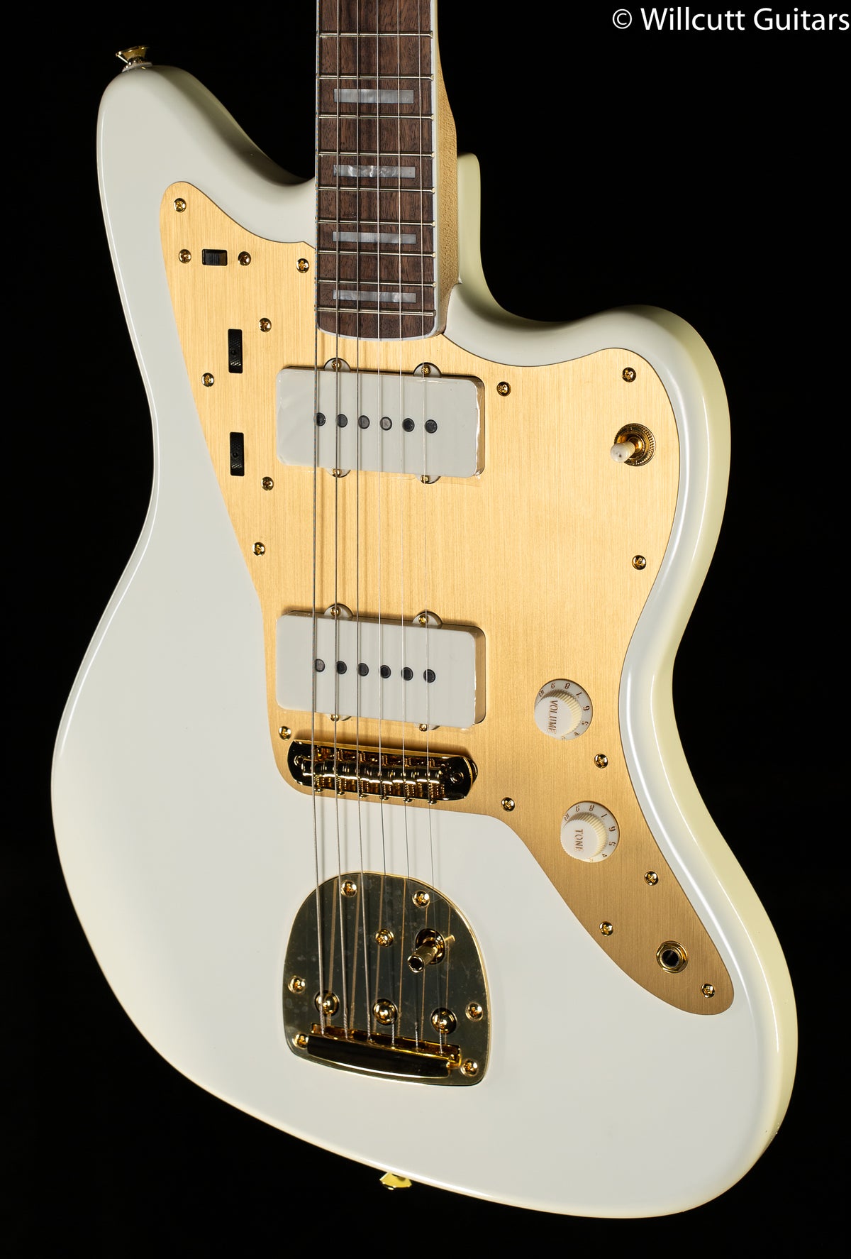 Squier J Mascis Jazzmaster Vintage White (674) - Willcutt Guitars