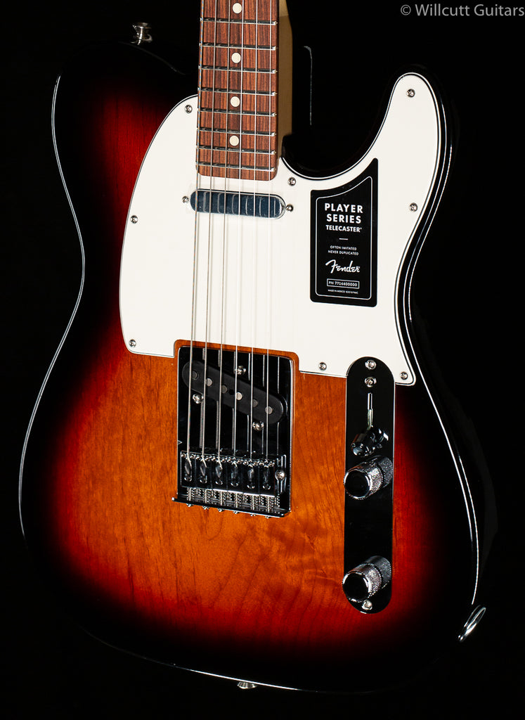 Fender Player Telecaster PF 3-Color Sunburst DEMO