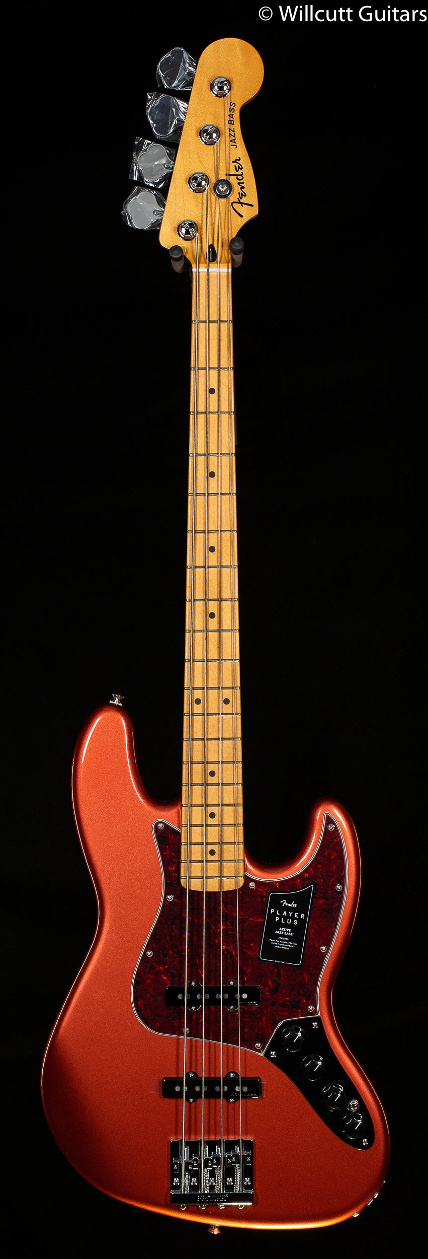 Fender Player Plus Jazz Bass Aged Candy Apple Red Maple