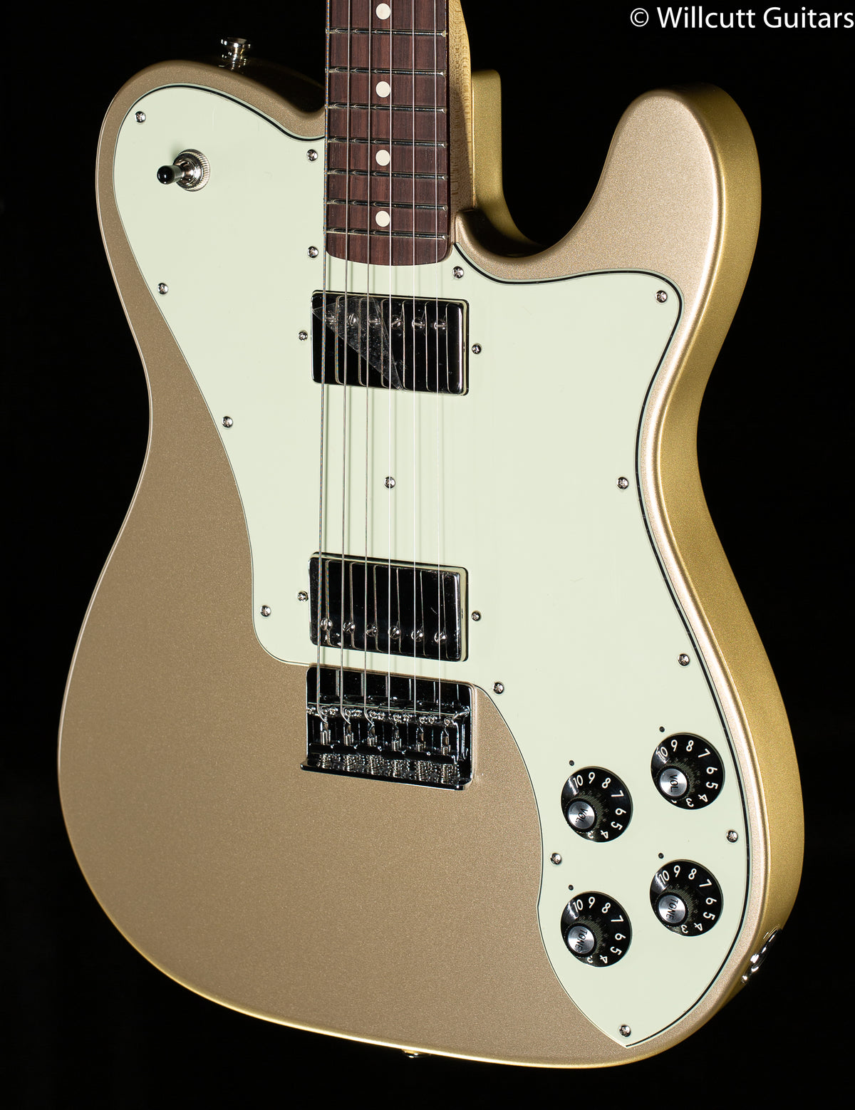 Fender Chris Shiflett Telecaster Deluxe Shoreline Gold - Willcutt