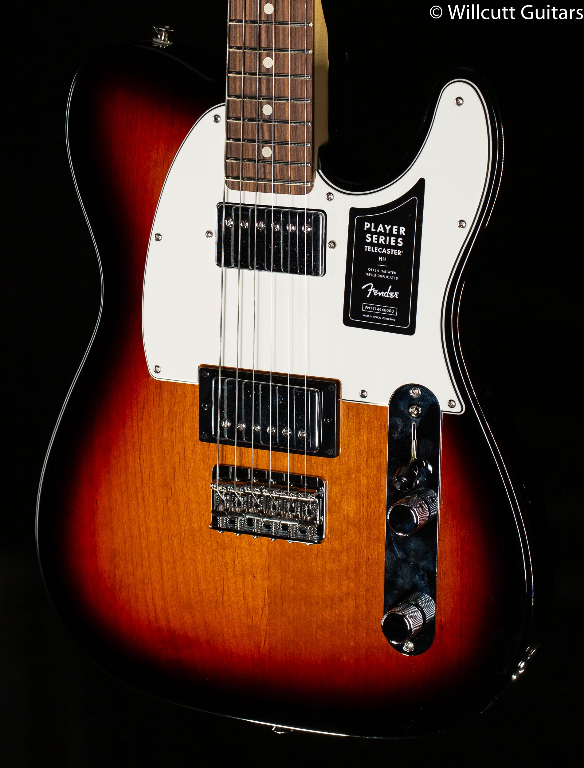 Fender Player Telecaster HH Pau Ferro Fingerboard 3-Color Sunburst