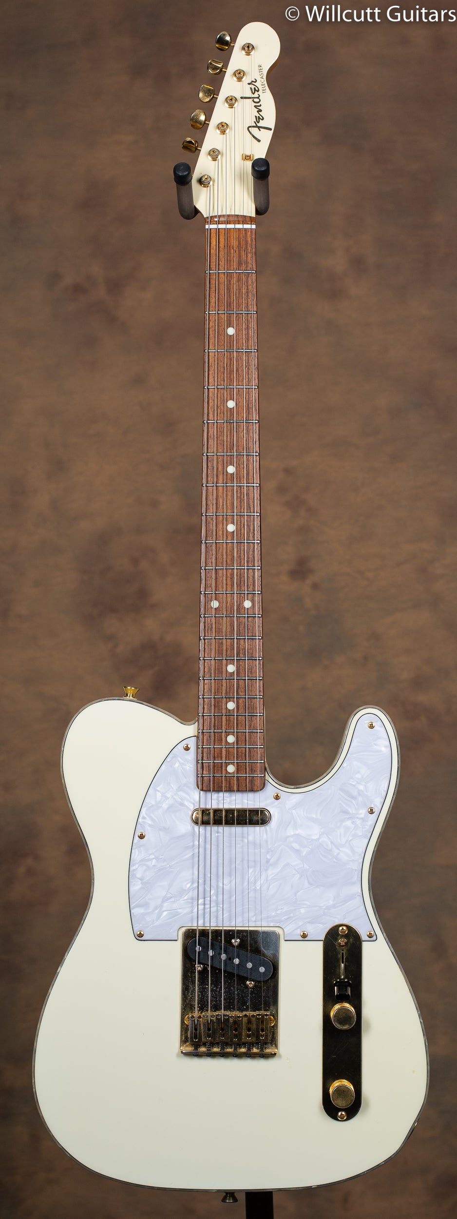 1995 Fender MIJ Tele Custom Olympic White - Willcutt Guitars