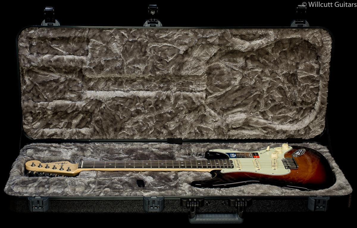 Fender American Elite Stratocaster Aged Cherry Burst Ebony 