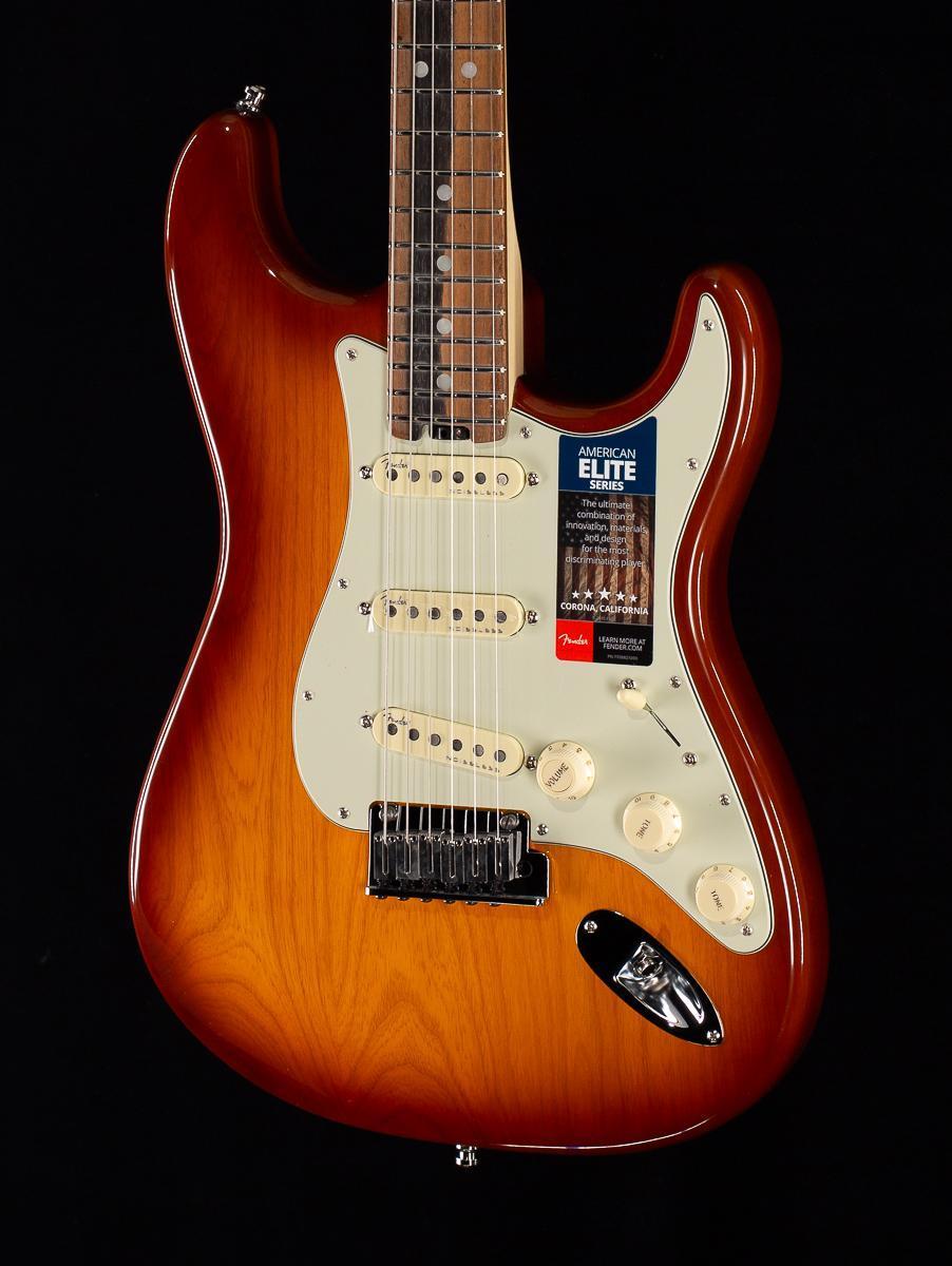 fender american elite stratocaster tobacco sunburst