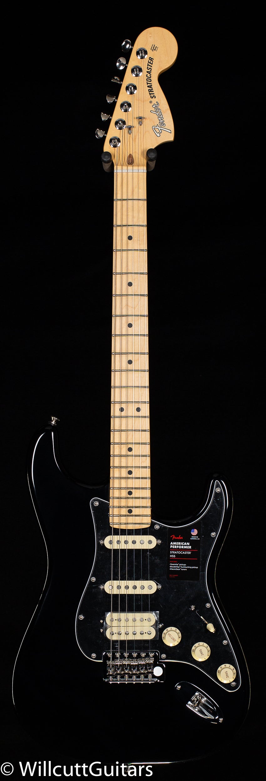Formación Reunión Sastre Fender American Performer Stratocaster HSS Black - Willcutt Guitars