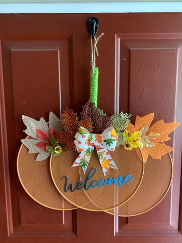 Welcome Pumpkin Sign Clearance - MixMatched Creations