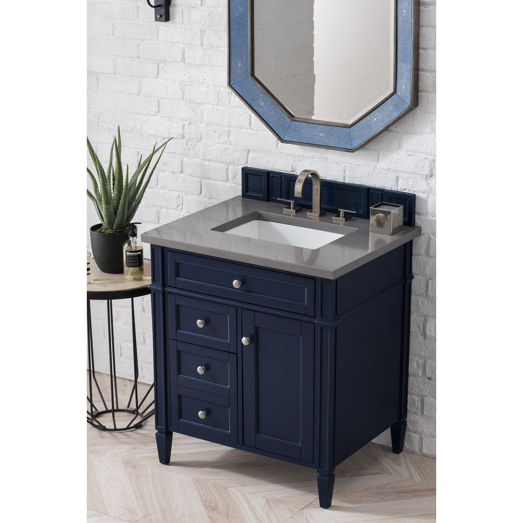 James Martin Brittany 30&quot; Single Vanity, Victory Blue