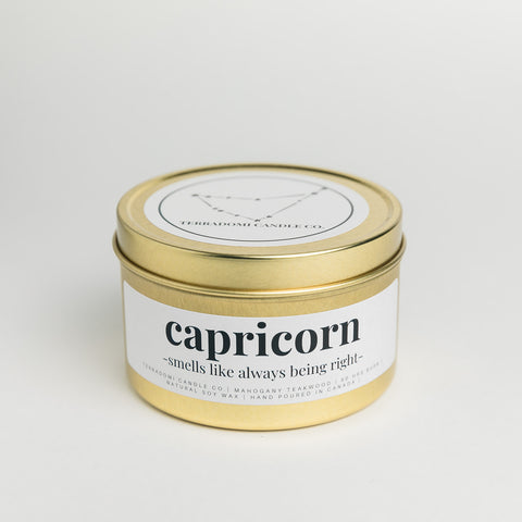 Capricorn Soy Candle