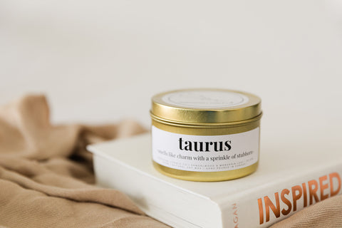 taurus soy candle