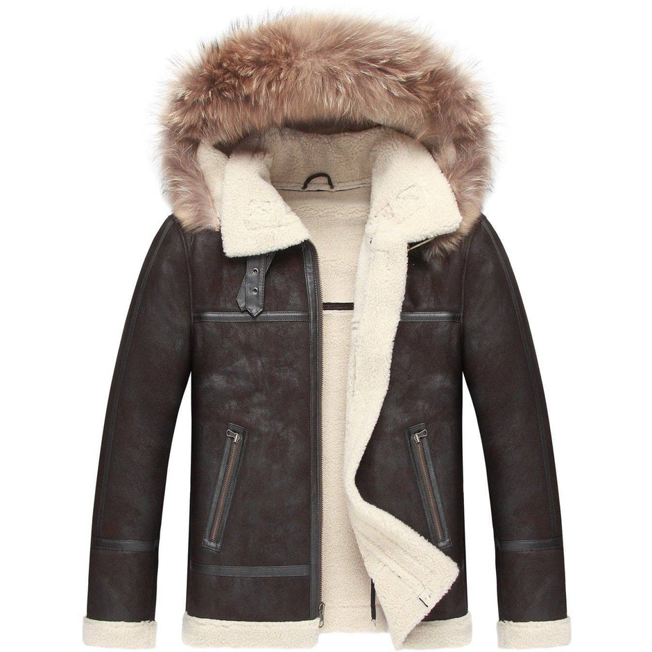 Men's Shearling Sheepskin Coats & Jackets - Zooloo Leather