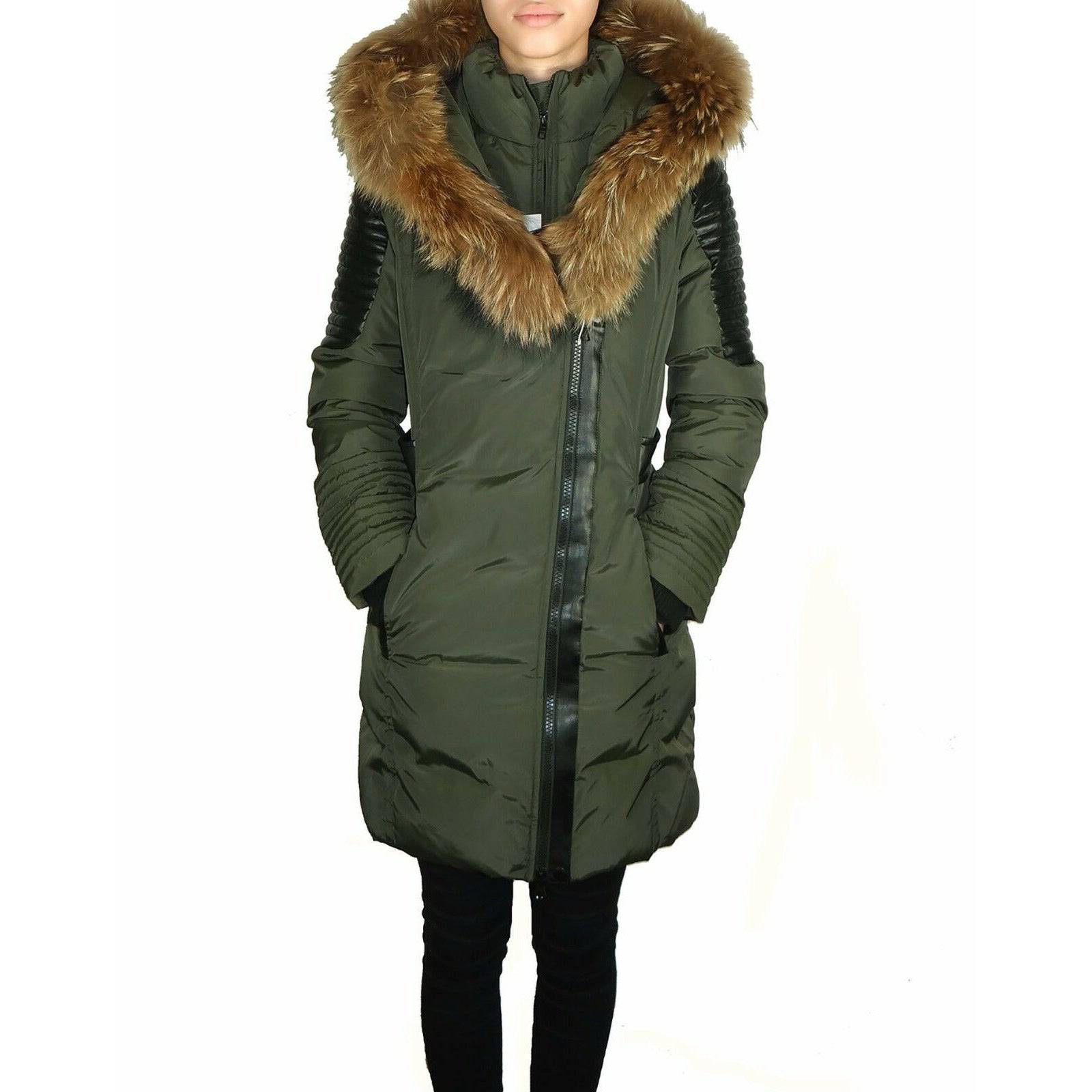 TOWMY BY SNOWIMAGE Down Coat with Natural Fur – Zooloo Leather