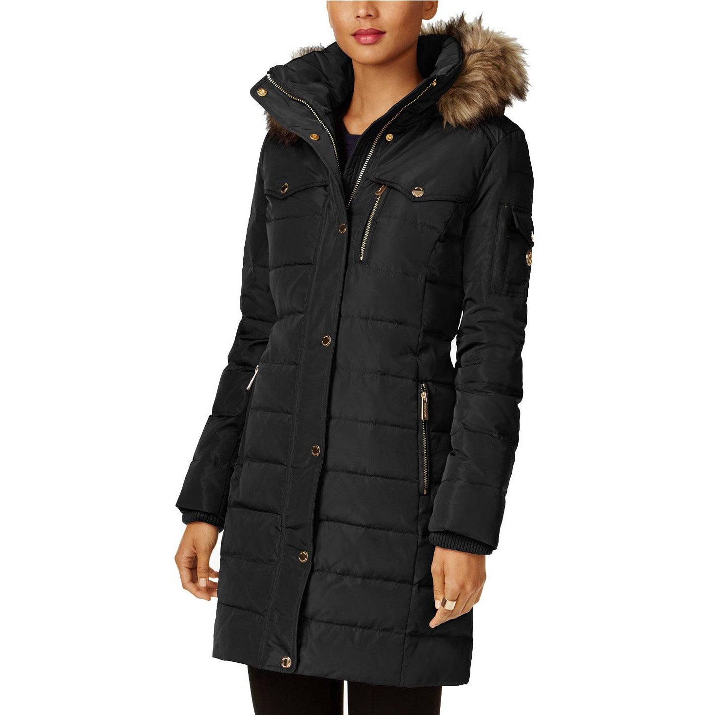 MICHAEL Michael Kors Women's Down Coat with Hood – Zooloo Leather