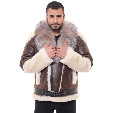 Men's Shearling Sheepskin Coats & Jackets - Zooloo Leather