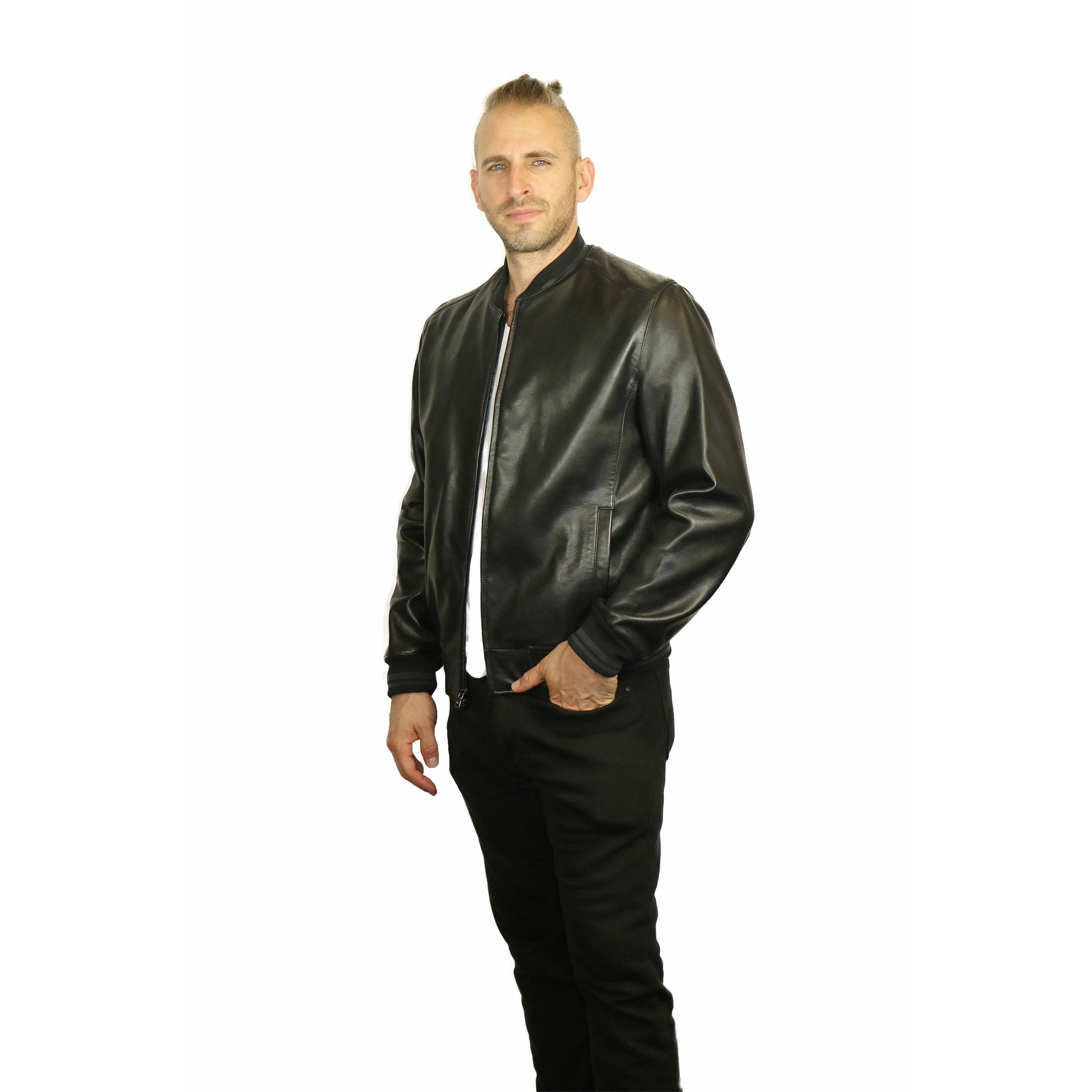 MICHAEL KORS Men's Leather Bomber Jacket – Zooloo Leather