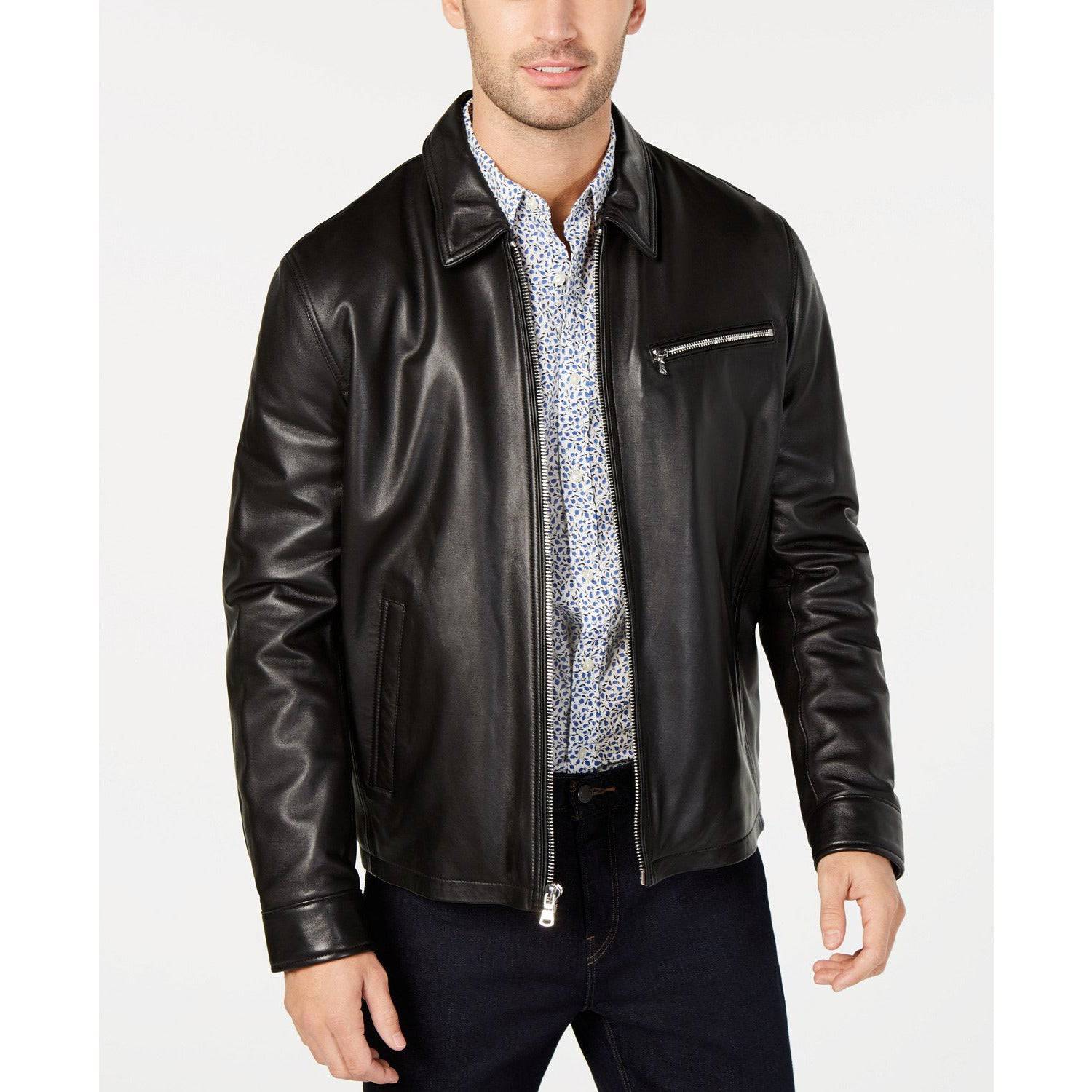 Shop Now! Michael Kors Men's Leather Jacket - Zooloo Leather
