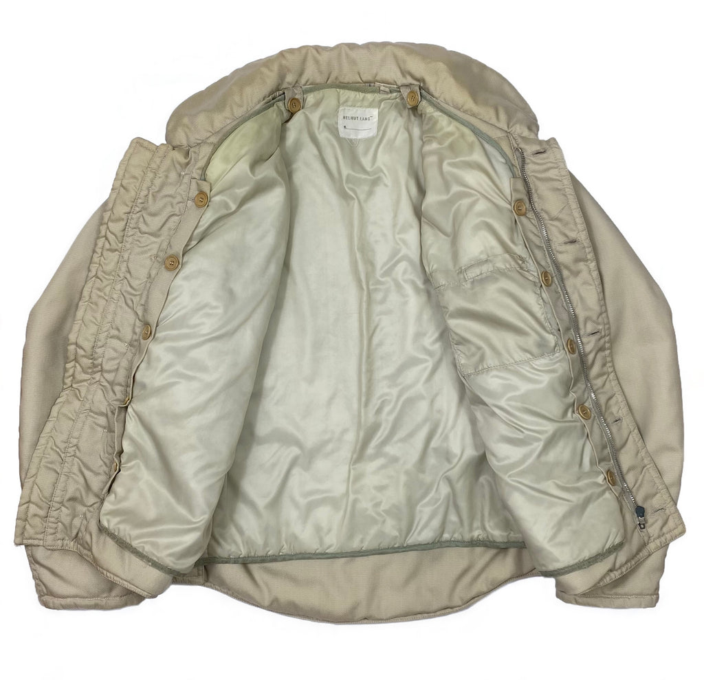 Helmut Lang A/W 1999 Vintage Laced Bondage M69 Flak Down Cotton Jacket ...