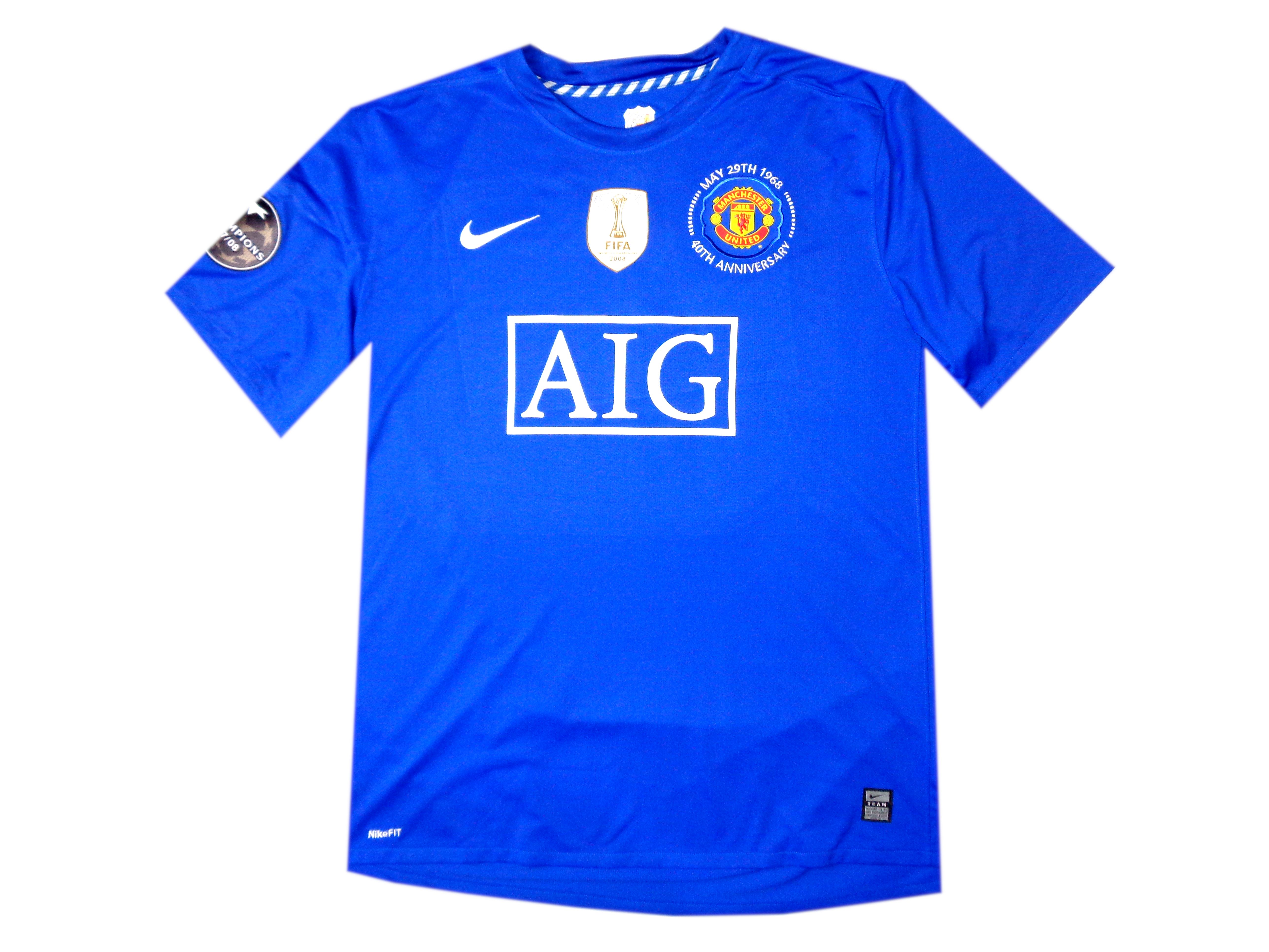 Ronaldo 7 Manchester United 2008 09 Champions League Away Shirt N Ha7 Classical Shirts