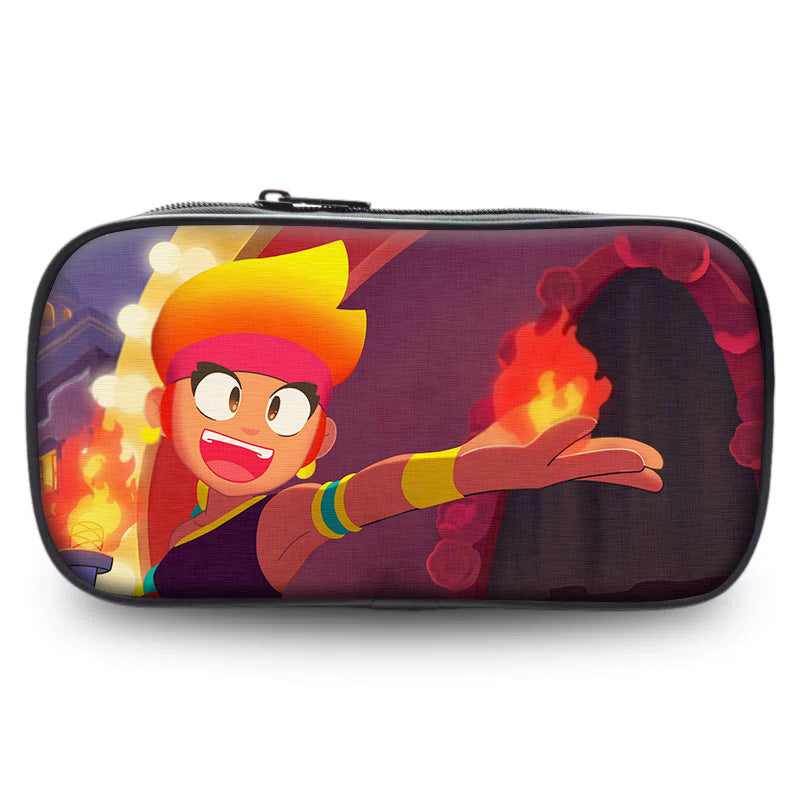 Brawl Stars Brawl Talk Amber Estuche De Lapiz Gran Cantidad Estudiante Glowingtime - estuche brawl stars