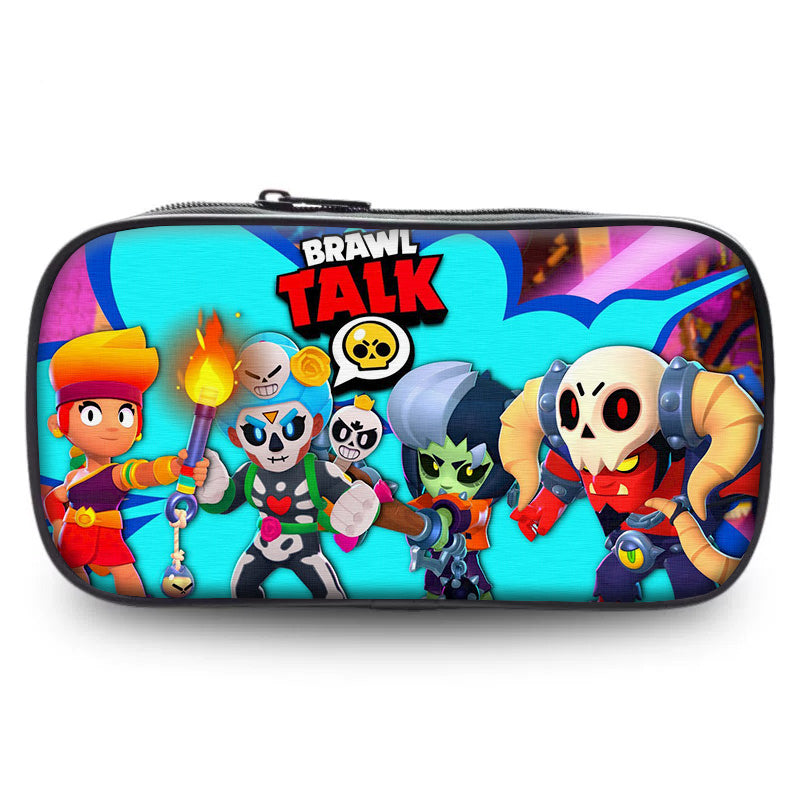 Brawl Stars Brawl Talk Amber Estuche De Lapiz Impermeable Gran Capacid Glowingtime - dibujos de brawl stars a lapiz