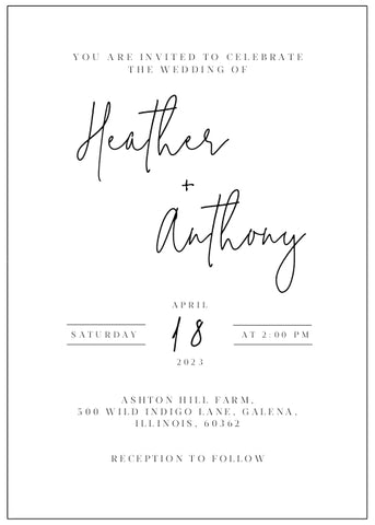 Make Me Digital Wedding Invitation Example Wording