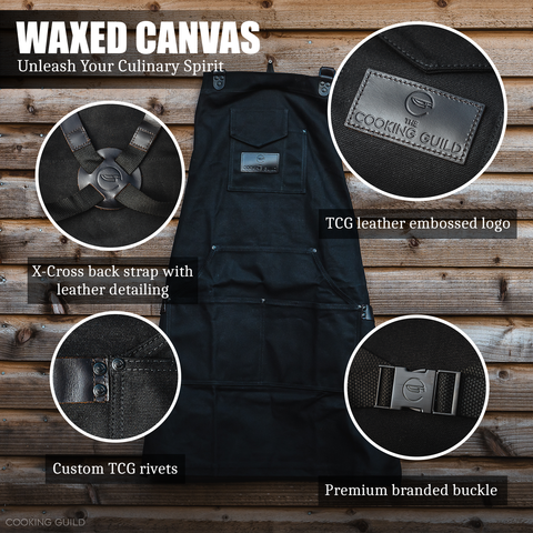 Heavy Duty Waxed Canvas Apron